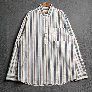 The Old Frontier Clothing Co Shirt Long Sleeve 1/2 Button Up Men's 2XL USA Made